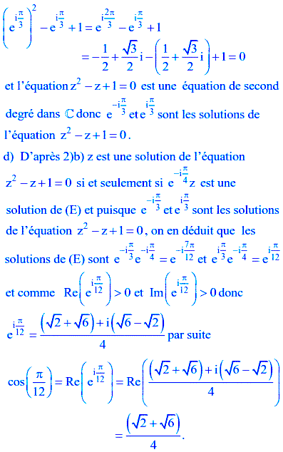 solution Bac Tunisien 4ème Sc. Expérimentales session de controle 2014 (image2)