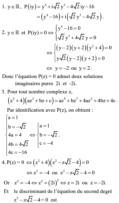 solution Résolution d'une équation (image1)