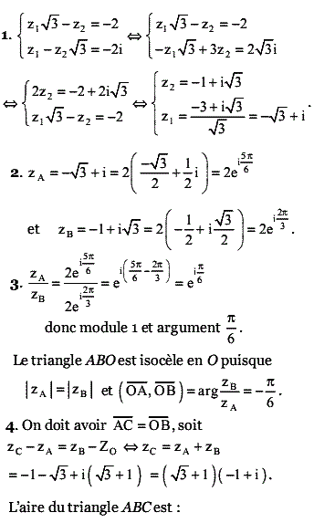 solution Module, argument  et géométrie (image1)