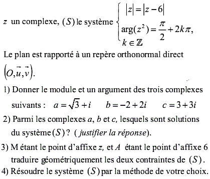 exercice Module, argument et système (image1)