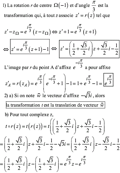 solution Transformations complexes(translation,rotation) (image1)