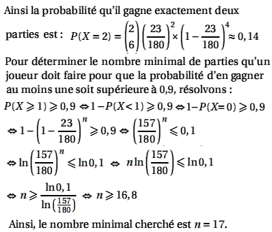 solution Variable aléatoire - Amerique du Nord 2005 (image3)