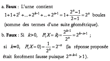 solution Variable aléatoire - Fesic 2002 (image1)