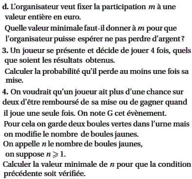 exercice Probabilité conditionnelle, variable aléatoire - A (image4)