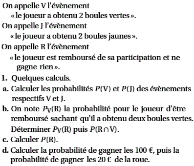 exercice Probabilité conditionnelle, variable aléatoire - A (image2)