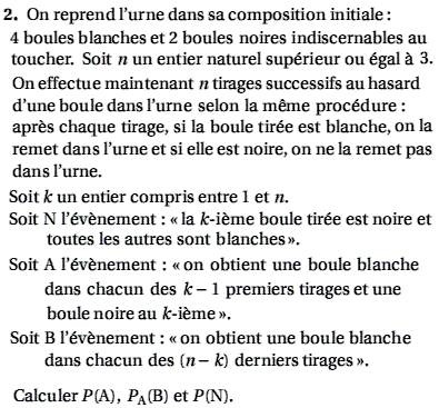 exercice variable aléatoire - Polynesie juin 2006 (image2)