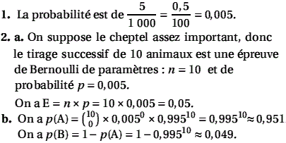 solution Probabilité conditionnelle - Nouvelle calédinie no (image1)