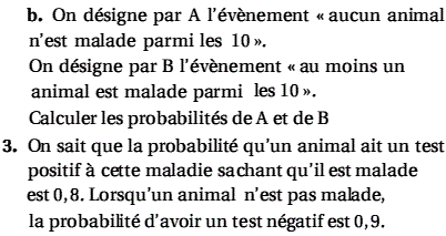 exercice Probabilité conditionnelle - Nouvelle calédinie no (image2)