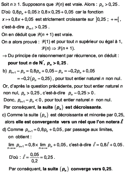 solution Probabilité conditionnelle - Liban Juin 2007 TS (image3)