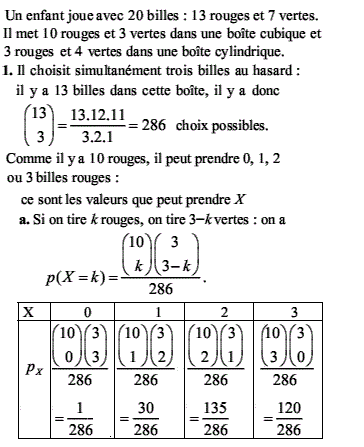 solution Proba conditionnelle et loi binomiale - France Jui (image1)