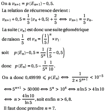 solution Probabilité  conditionnelle - Asie juin 2008 TS (image4)