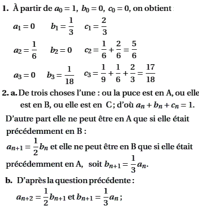 solution Probabilité et suite - Polynésie septembre 2005 TS (image1)