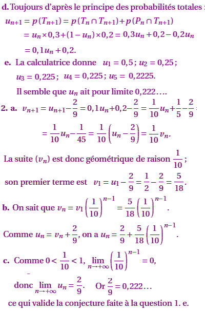 solution Probabilité conditionnelle - Nouvelle calédonie S  (image2)