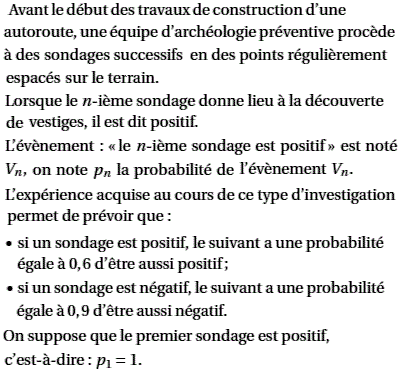 exercice probabilité conditionnelle - Bac S Asie juin 2 (image1)