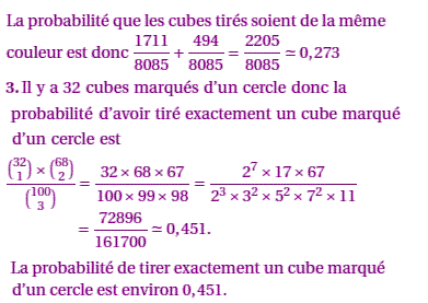 solution probabilité conditionnelle - Baccalauréat S Polyné (image5)