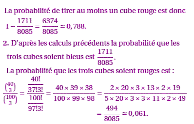 solution probabilité conditionnelle - Baccalauréat S Polyné (image4)
