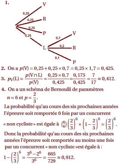 solution Baccalauréat S Nouvelle Calédonie Mars 2011 - Conc (image1)