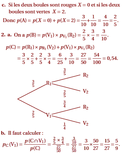 solution Variable aléatoire - Bac S Nouvelle Caledonie 15 n (image2)