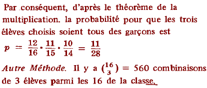 solution Probabilité uniforme- Théorème de la multiplicatio (image2)