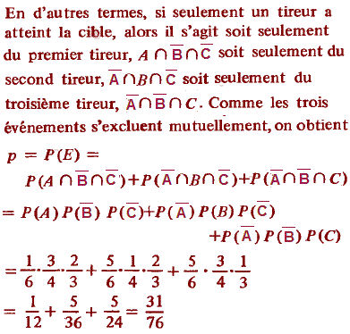 solution Probabilité conditionnelle et événements indépenda (image2)