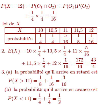 solution Variable aléatoire - Livreur de pizzas (image3)