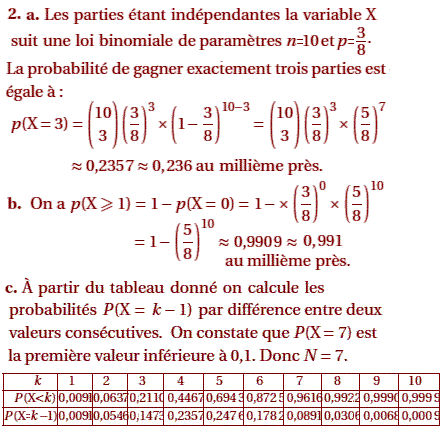 solution Probabilité conditionnelle - Nouvelle Calédonie ma (image2)