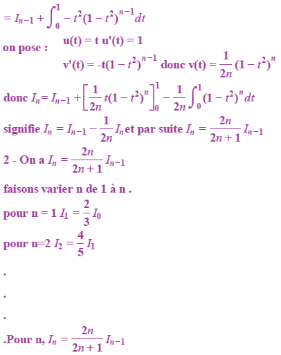 solution suite d'integrales (image2)