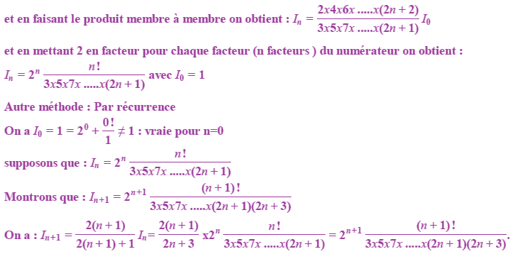 solution suite d'integrales (image3)