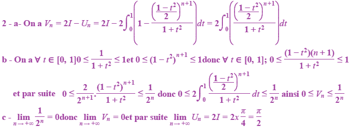 solution suite d'integrales (image5)