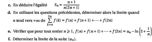exercice Problème log, suite et integrale (image3)