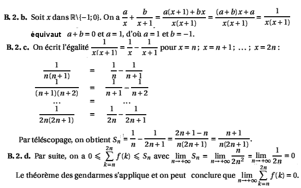 solution Problème log, suite et integrale (image3)