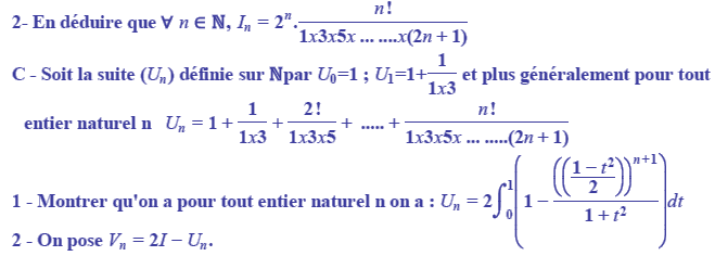 exercice suite d'integrales (image2)
