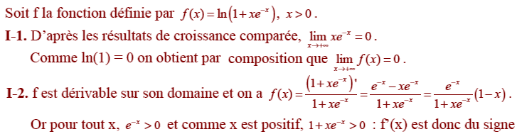 solution Baccalauréat S France Métropole juin 2009 (image1)