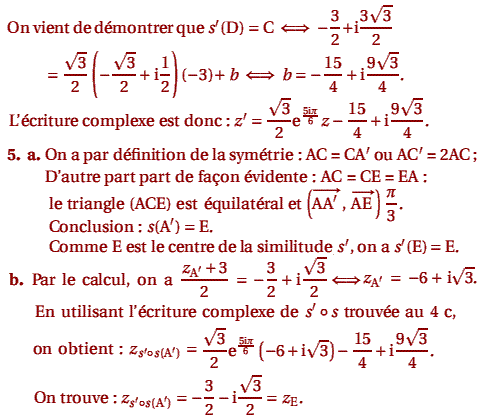 solution similitude directe - Nouvelle calédonie novembre 2 (image3)