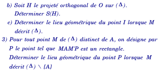 exercice Similitude directe et lieux de points (image2)