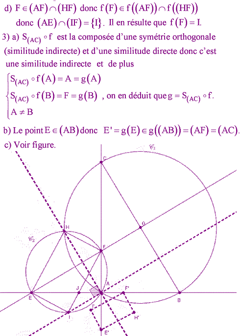 solution Bac Tunisien 4ème math session principale 2016 (image2)