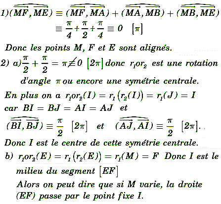 solution Bac Tunisien 4ème math session principale 2010 (Similitudes) (image1)