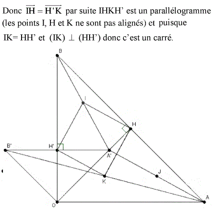 solution Bac Tunisien 4ème math session de controle 2011 (Similitudes) (image3)