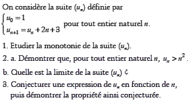 exercice France Juin 2004 -Récurrence (image1)