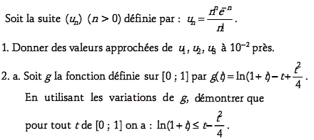 exercice Formule de stirling (image1)