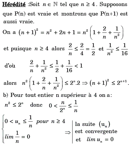 solution suite géométrique et convergence d'une suite (image2)