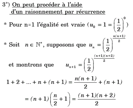 solution Convergence d'une suite recurrente (image2)