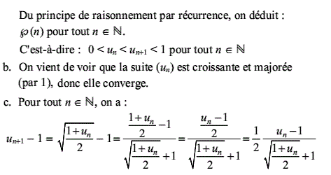 solution Convergence d'une suite (image3)