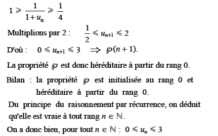 solution Suites géométrique et limite (image2)