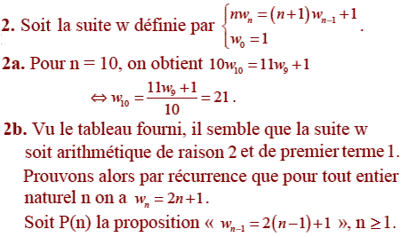 solution Baccalauréat S France Métropole juin 2009 (image2)