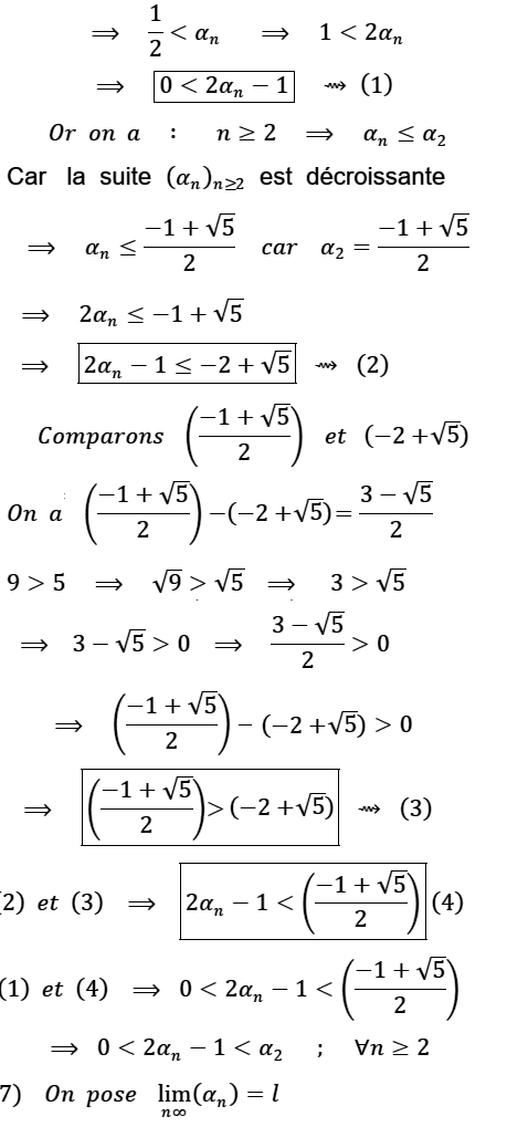 solution Convergence de l'unique zero d'un polynome de degré n (image3)