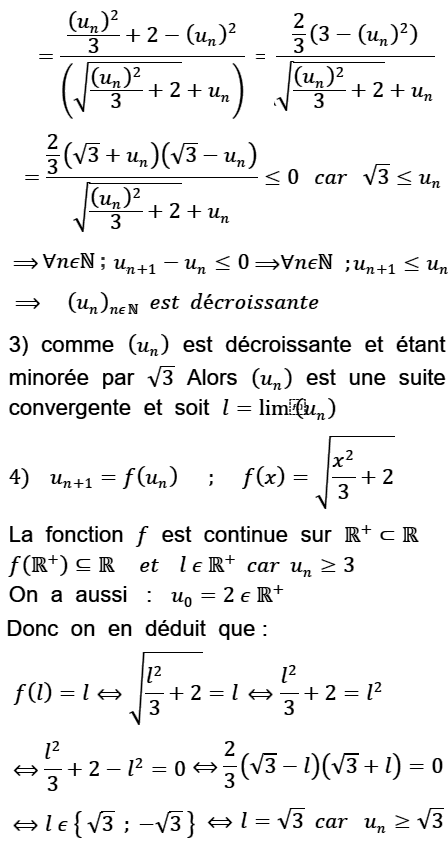 solution Convergence d'une suite monotone (image2)