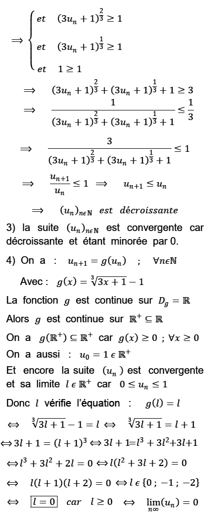 solution Convergence d'une suite monotone (image2)